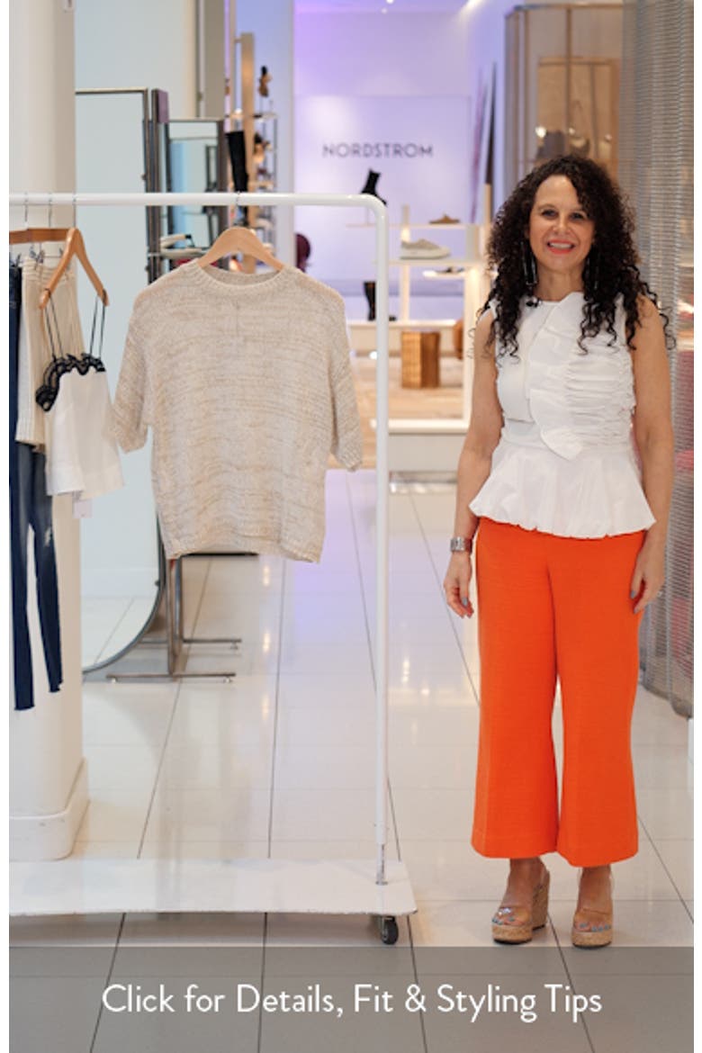 Paquita Speckled Knit Cotton Blend Sweater video