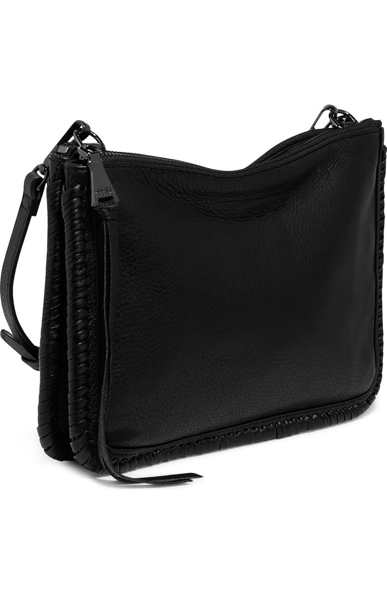 AIMEE Famous Double Zip Leather Crossbody Bag, Alternate, color,