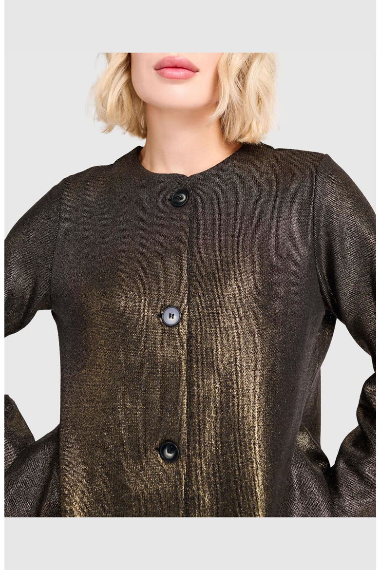 Hot Stuff Flounce Jacket, Alternate, color, Gold