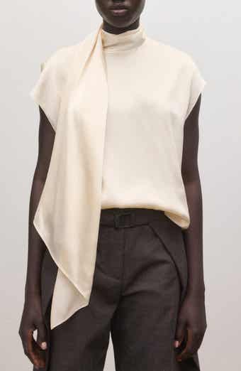 Tie Neck Silk Top