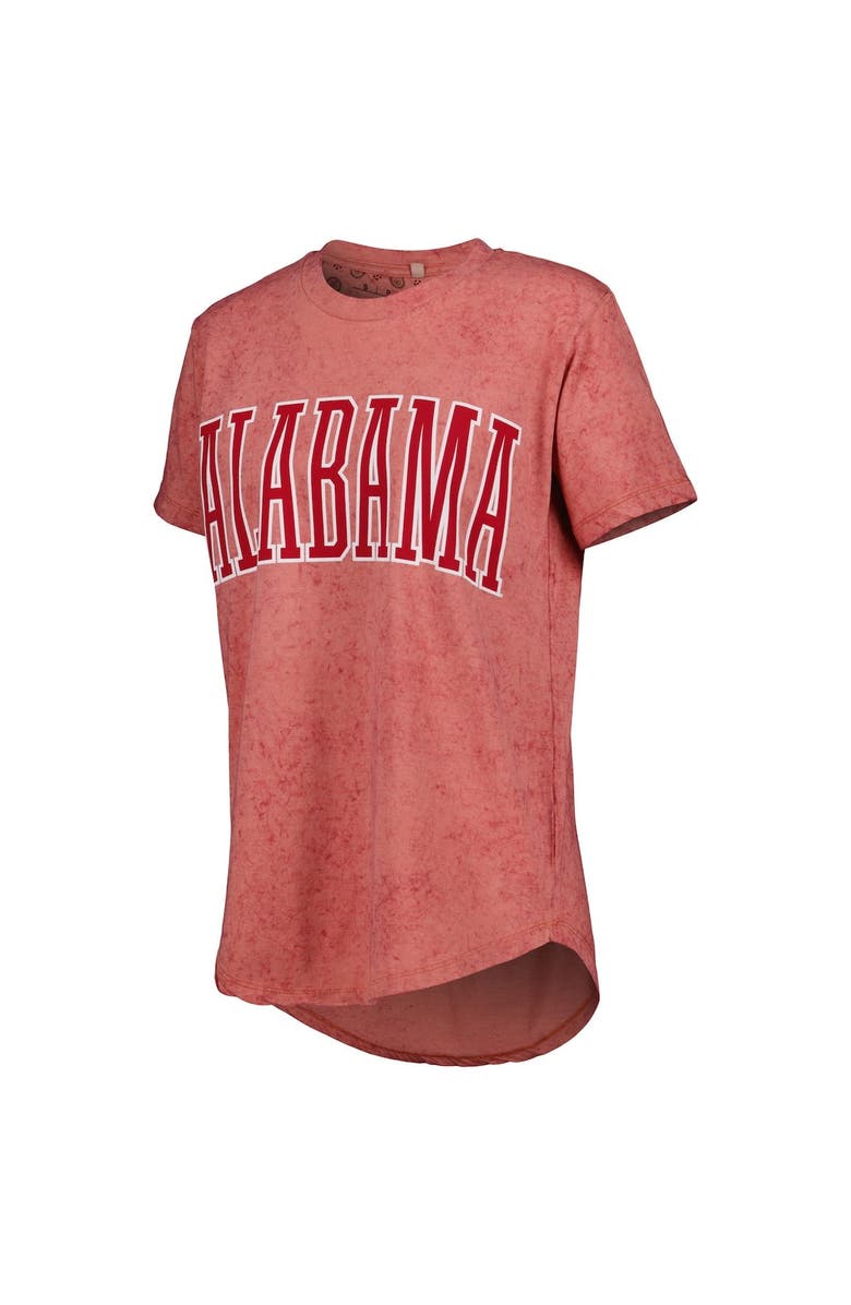 PRESSBOX Women's Pressbox Crimson Alabama Crimson Tide Southlawn Sun-Washed T-Shirt, Alternate, color, Crimson