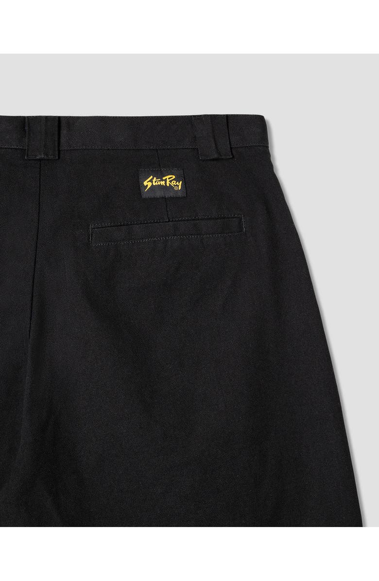 STAN RAY A Cotton Canvas Shorts, Alternate, color, Washed Black