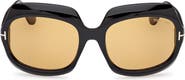 TOM FORD Ren 60mm Geometric Sunglasses