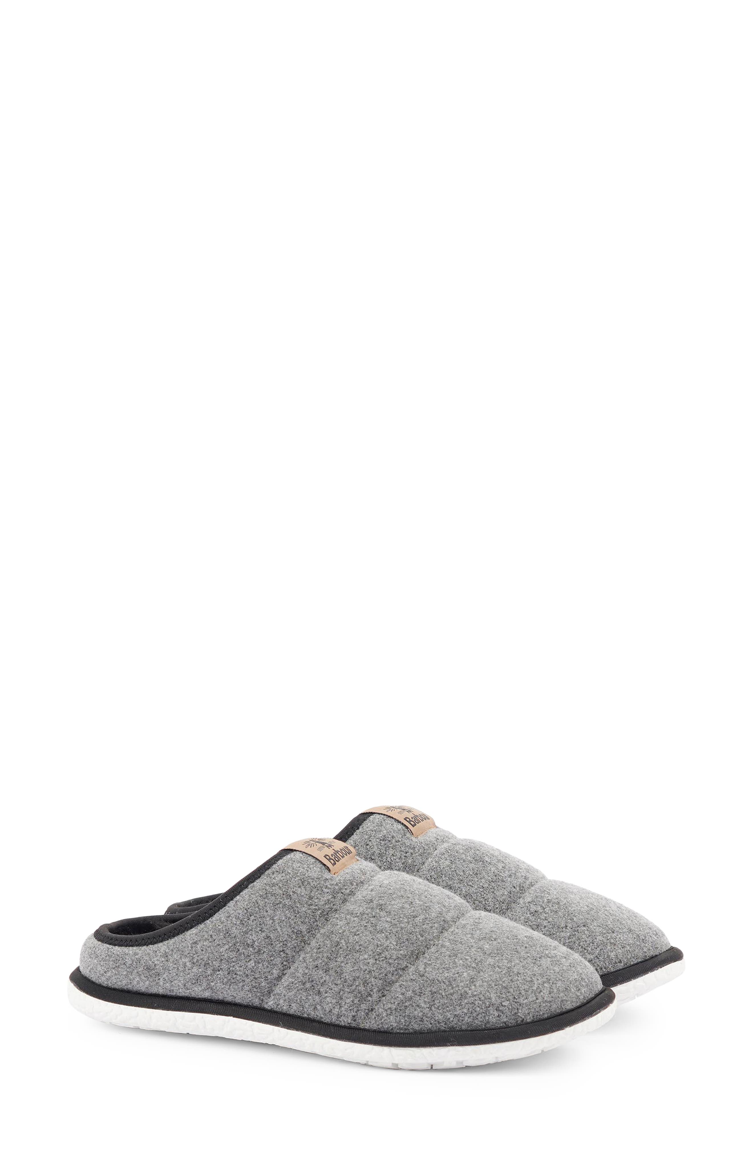 Barbour Nell Faux Fur Lined Quilted Slipper, Main, color, 