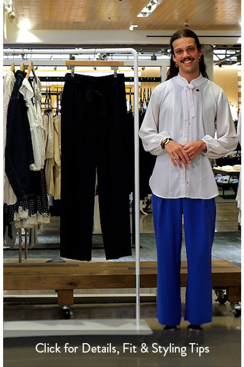Tapiana Pleated Tie Waist Straight Leg Pants video