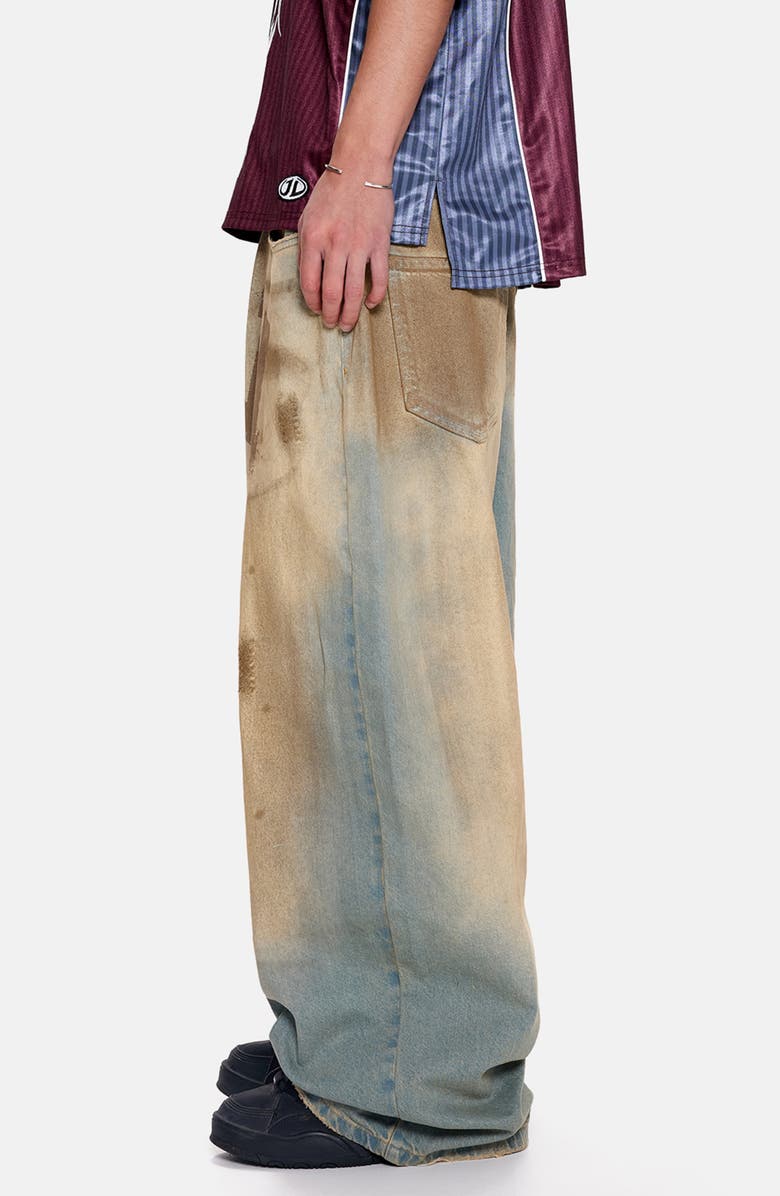 JADED LONDON LDN Mud Baggy Jeans, Alternate, color, Blue