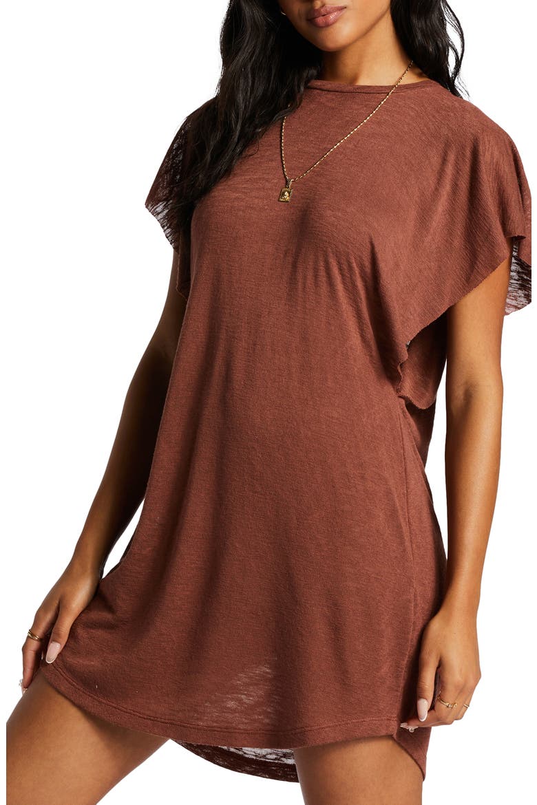 Out for Waves Cover-Up Tunic (Nordstrom Exclusive), Alternate, color, MOCHA