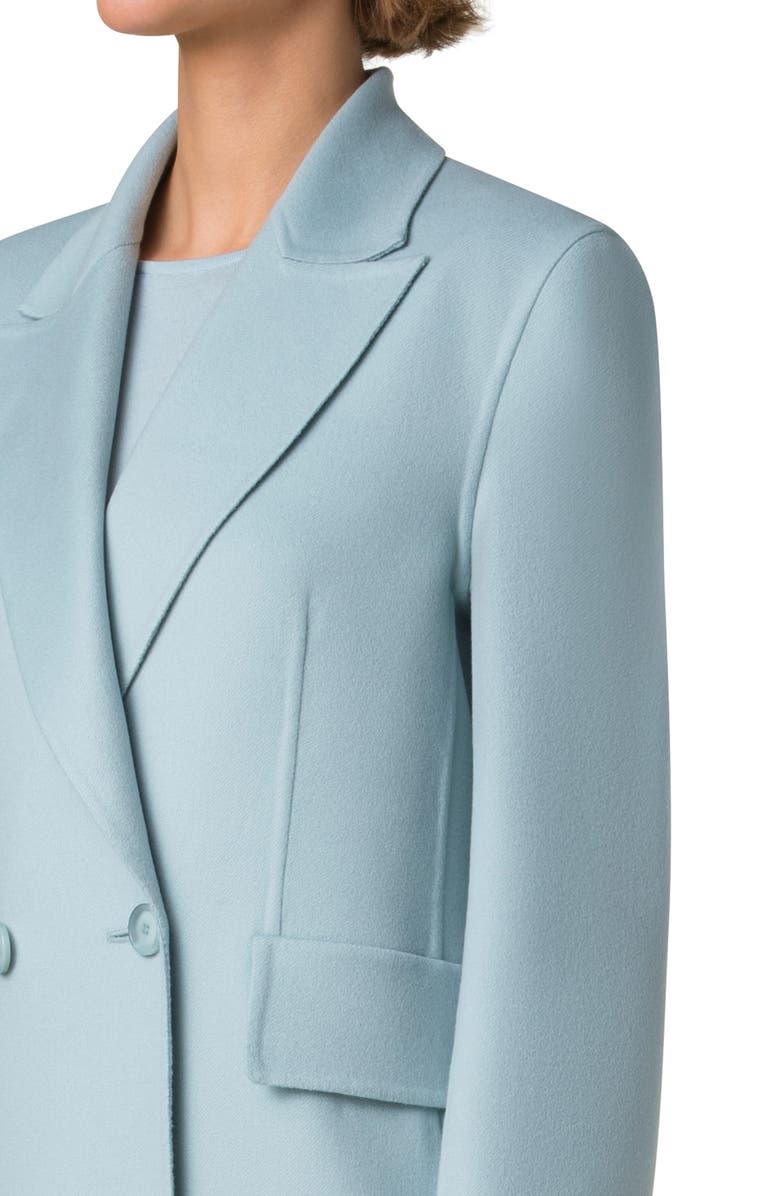 Akris Zelda Cashmere Double Face Coat, Alternate, color, 