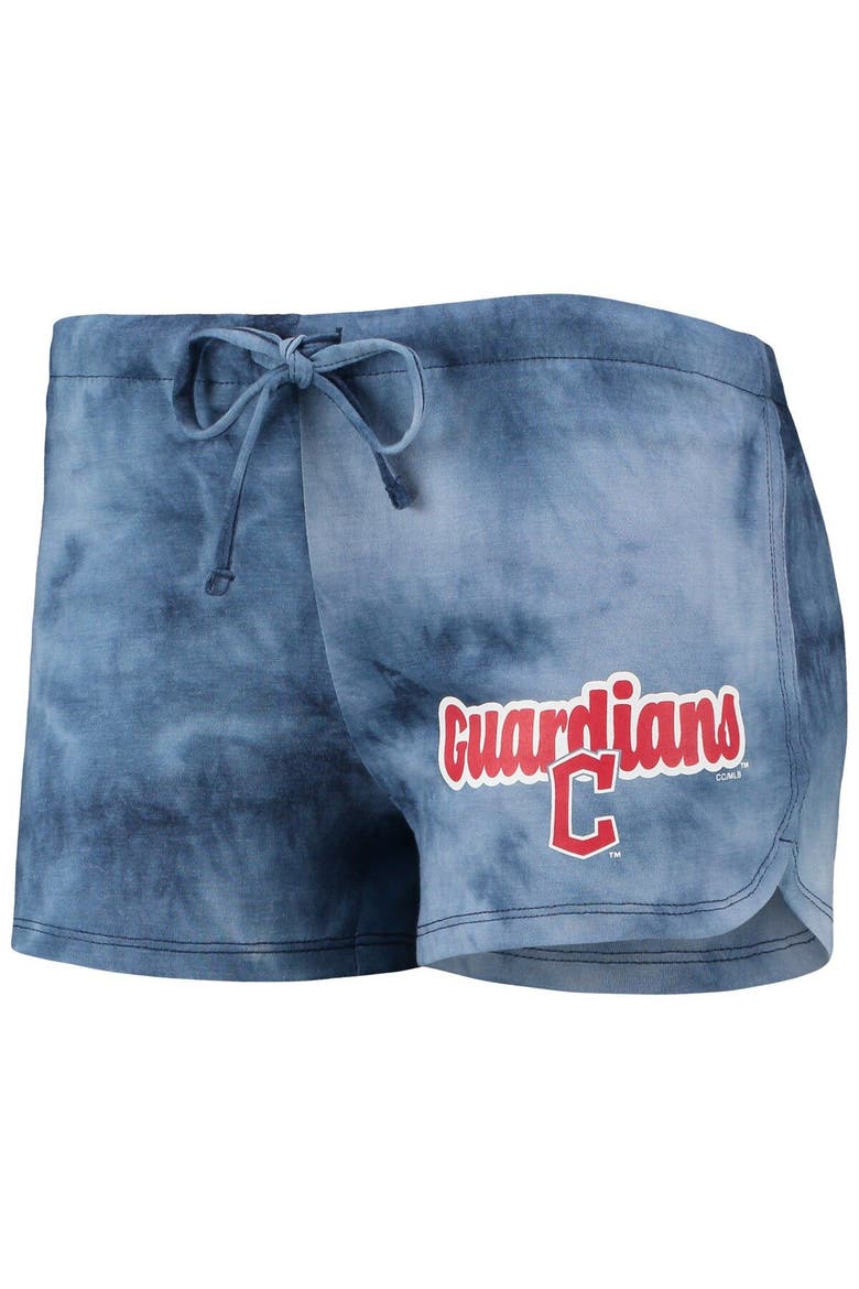 Women's Concepts Sport Navy Cleveland Guardians Billboard Racerback Tank Top & Shorts Set, Alternate, color, Navy