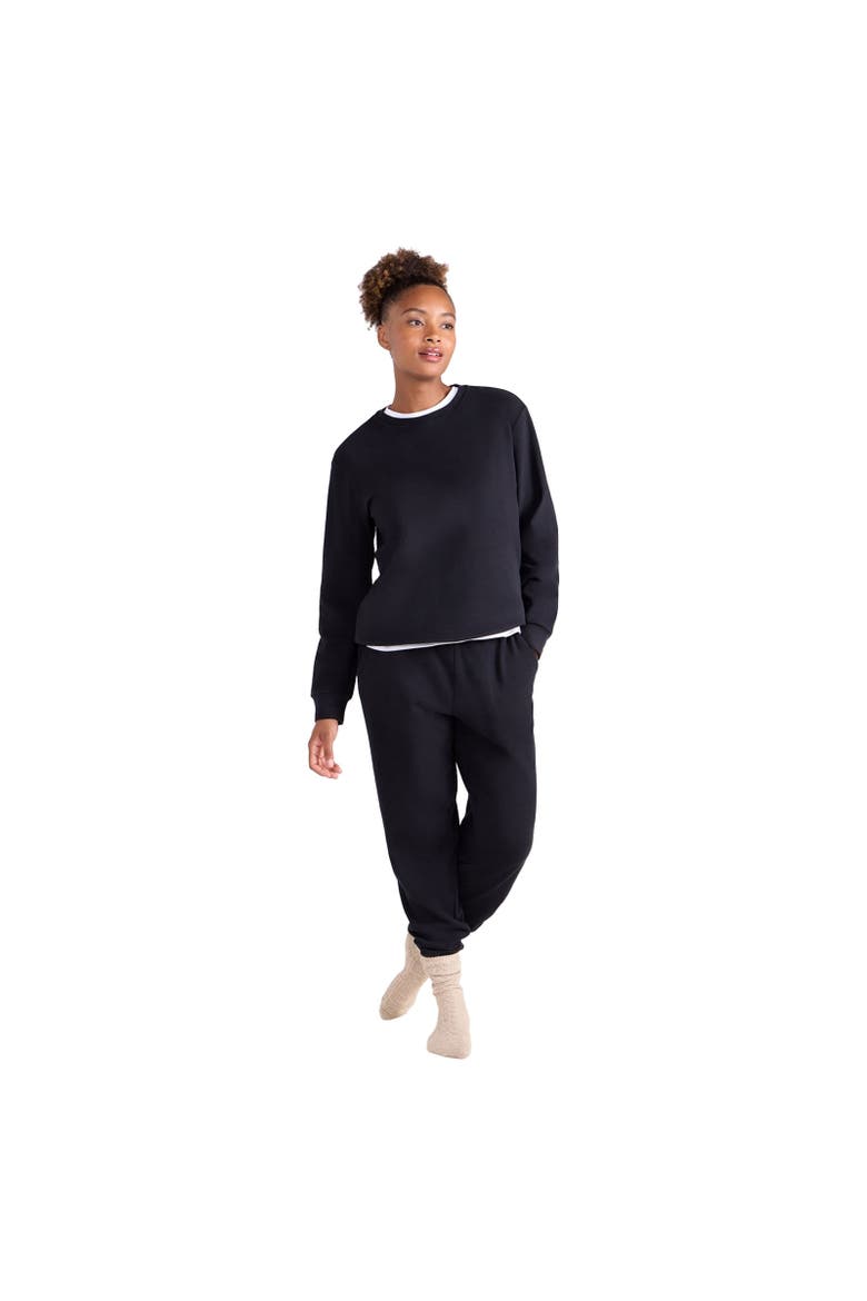 Strath Melange Supersoft Sweatshirt, Alternate, color, Black