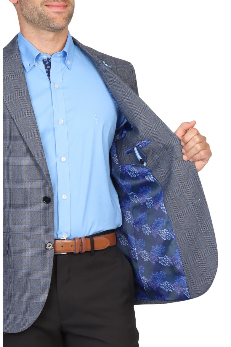 Glen Plaid Sport Coat, Alternate, color, CHARCOAL