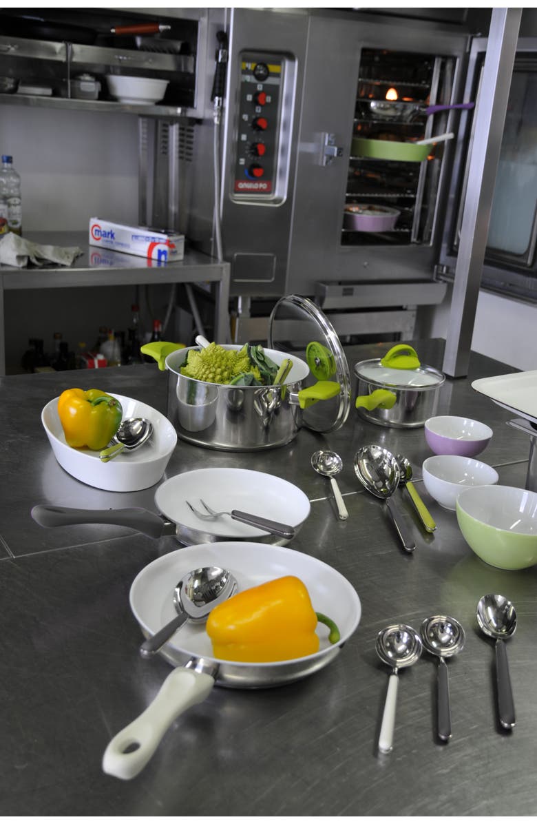 Mepra Fantasia Salad Serving Set - 2 Pieces, Alternate, color, Vicuna