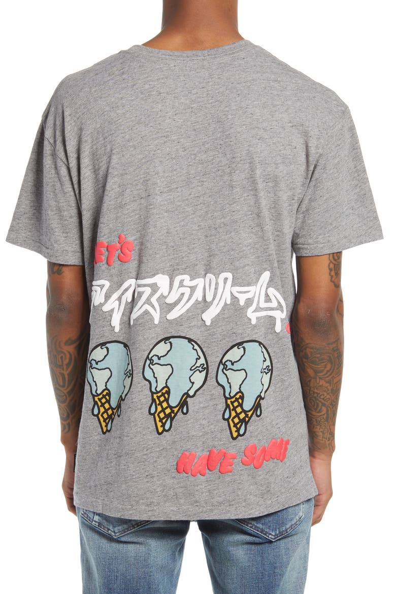 Men's Rising Appliqué Graphic Tee, Alternate, color, HEATHER GREY