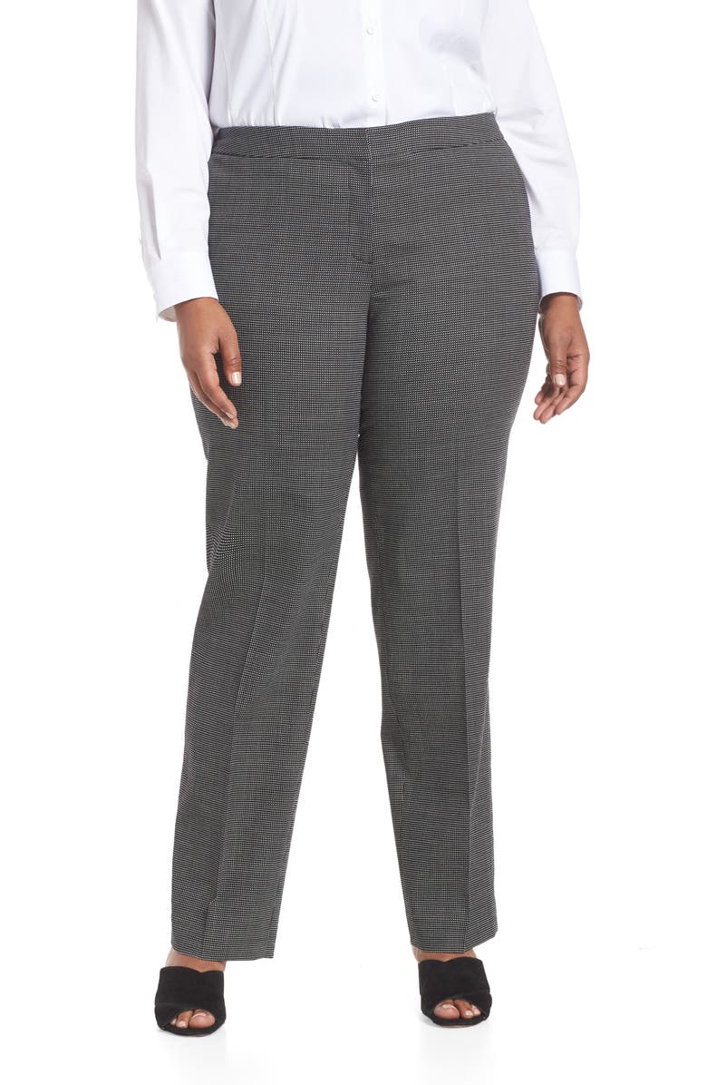 Lafayette 148 New York Manhattan Straight Leg Pants, Main, color, 