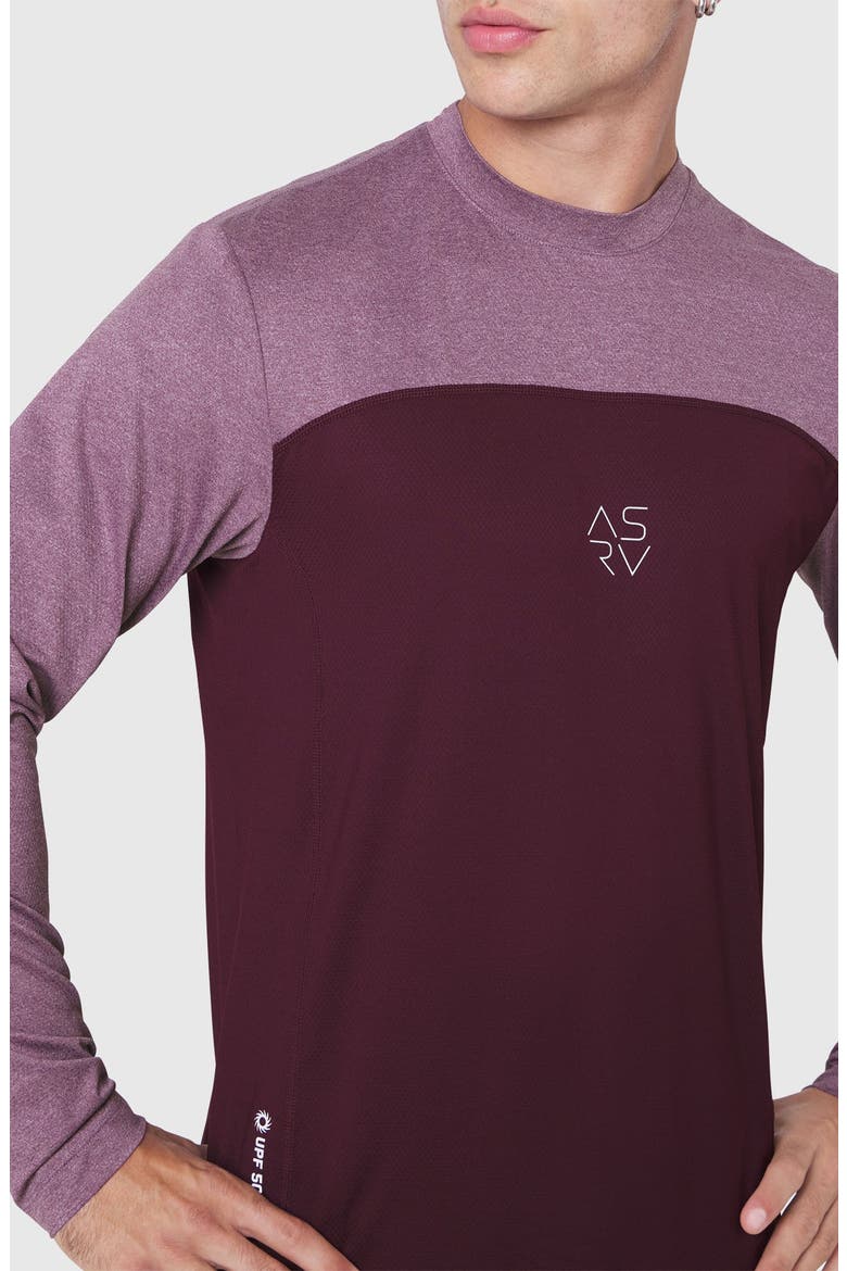 Aerosilver UPF50 Run Long Sleeve, Alternate, color, Merlot