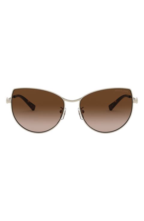 58mm Cat Eye Sunglasses