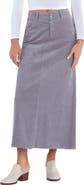 Wash Lab Denim Corduroy Maxi Skirt