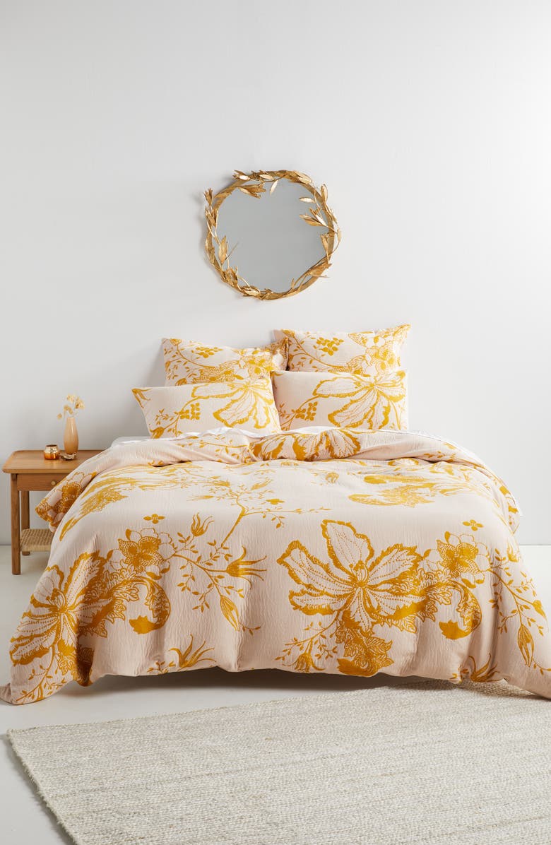Anthropologie Home Porte Bonheur Duvet Cover, Main, color, 