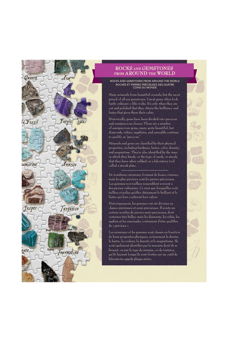 Rocks & Gemstones 1000 Piece Puzzle, Alternate, color, Multicolor
