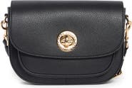Marc Jacobs Signet Turnlock Leather Saddle Bag