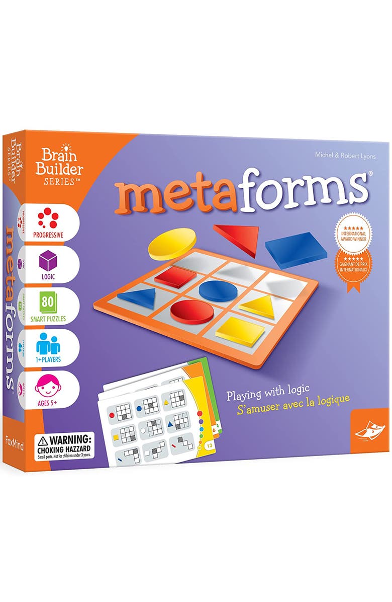FoxMind Metaforms Foxmind Brain Builder Series, Shapes, Logic 
Reasoning Puzzles 5+, Main, color, Multicolored
