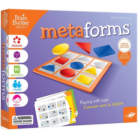 Metaforms Foxmind Brain Builder Series, Shapes, Logic 
Reasoning Puzzles 5+