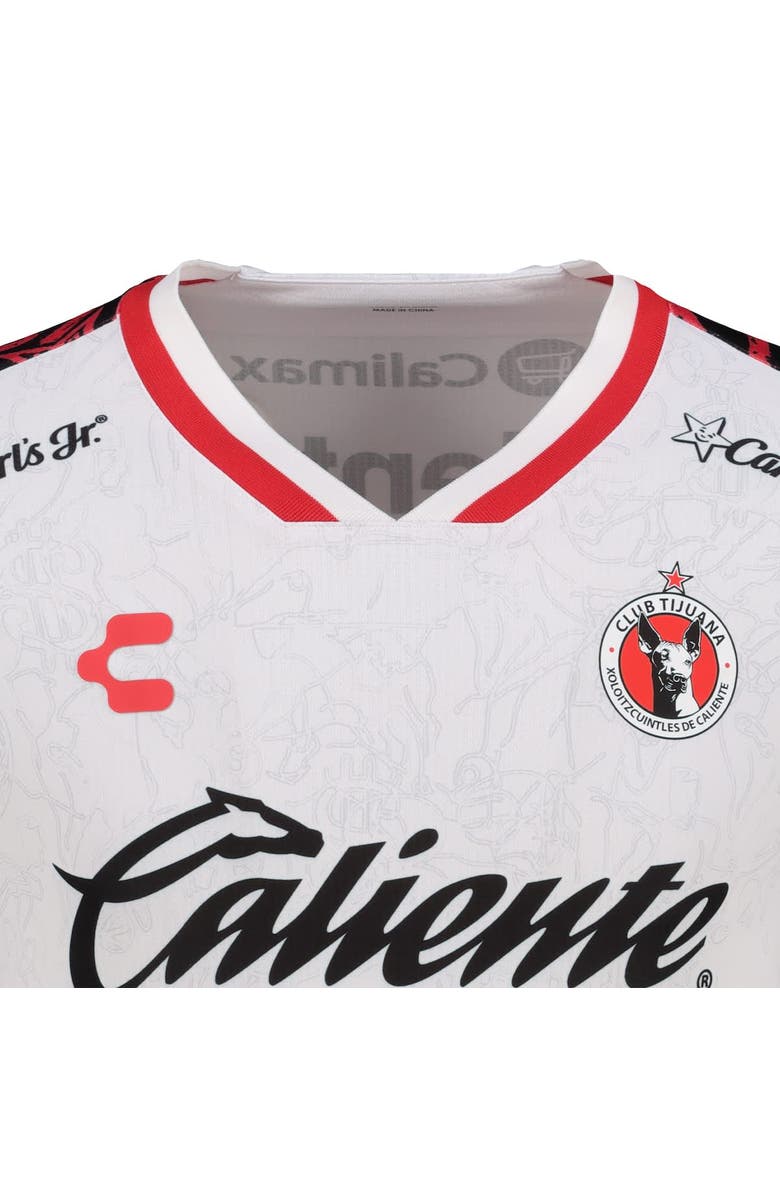 CHARLY Men's Charly  White Club Tijuana 2025/26 Away Authentic Jersey, Alternate, color, White