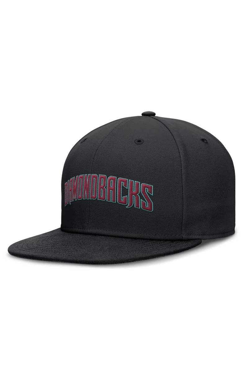 Nike Men's Nike Black Arizona Diamondbacks True Performance Fitted Hat, Alternate, color, Black