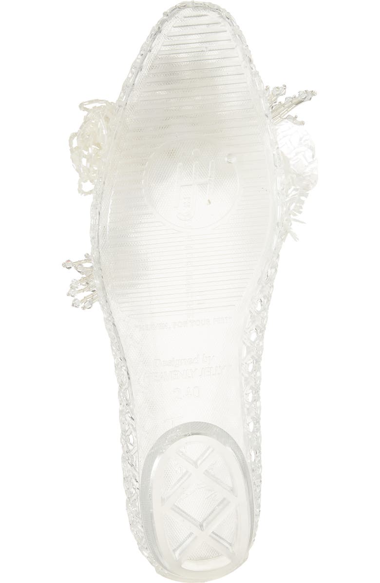 HEAVENLY JELLY Glam Jelly Ballet Flat, Alternate, color, Clear