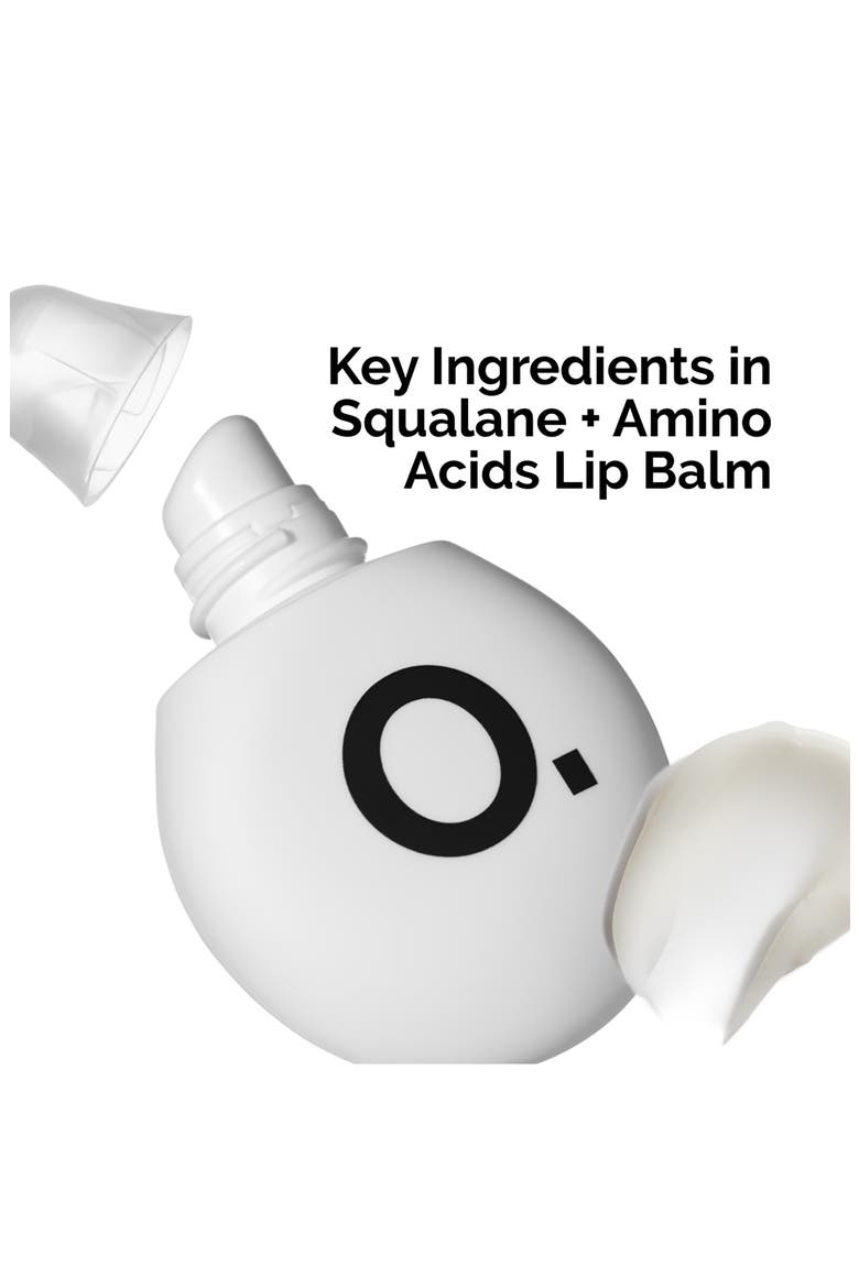 Squalane + Amino Acids Hydrating Lip Balm, for Lips, Elbows & Cuticles, Alternate, color, NO COLOR