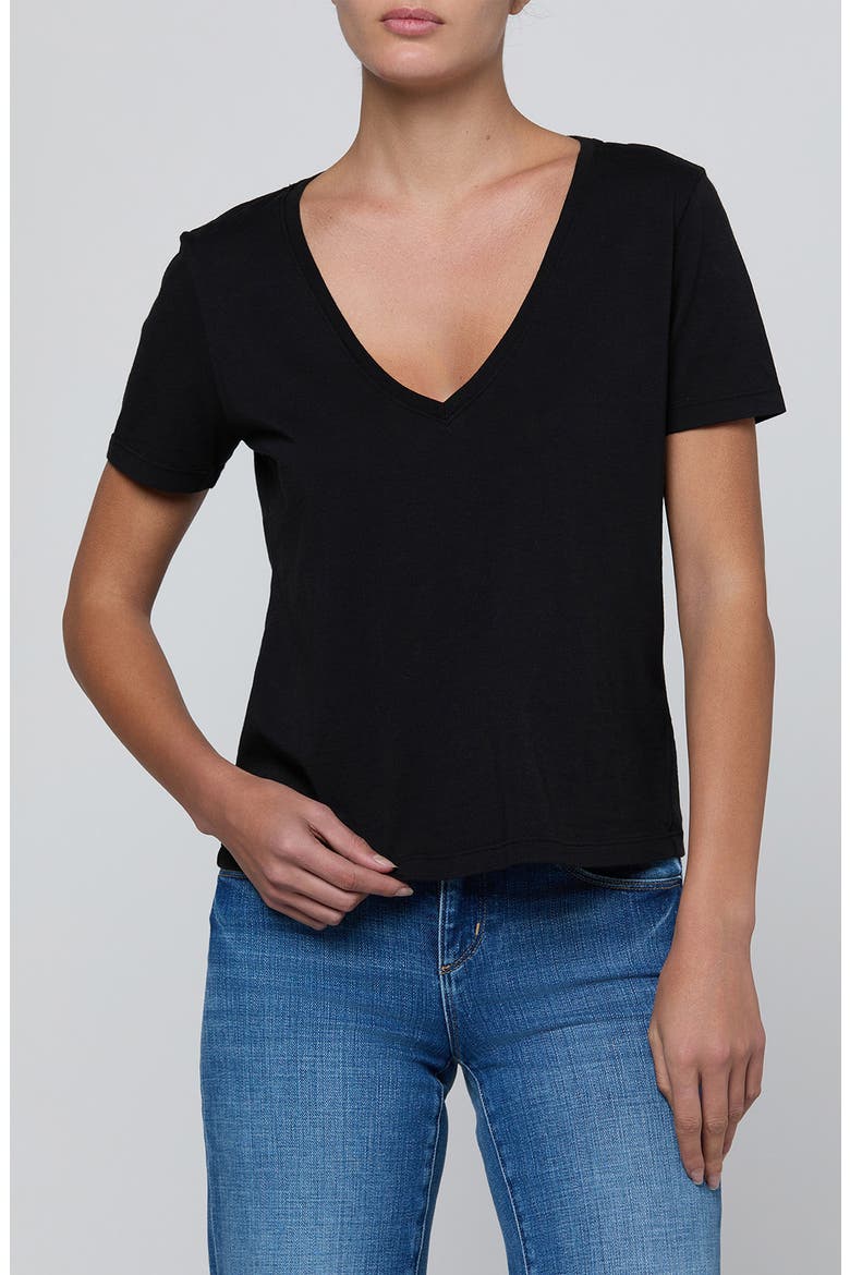 Brianna Relaxed T-Shirt, Main, color, BLACK