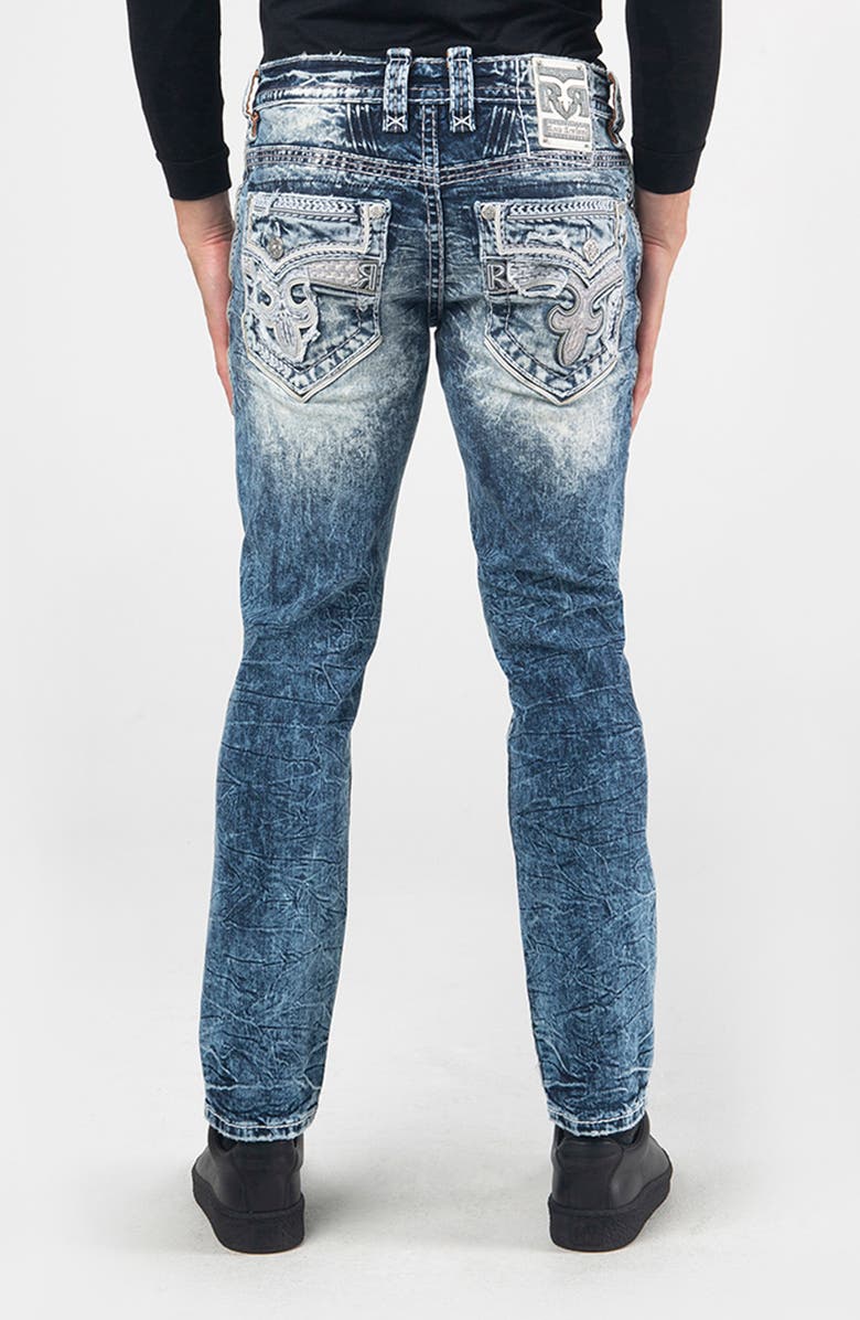 Rock Revival Alternative Straight Leg Stretch Jeans, Alternate, color,