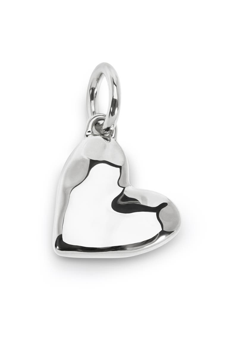 Monica Vinader Heart Pendant, Main, color, Sterling Silver