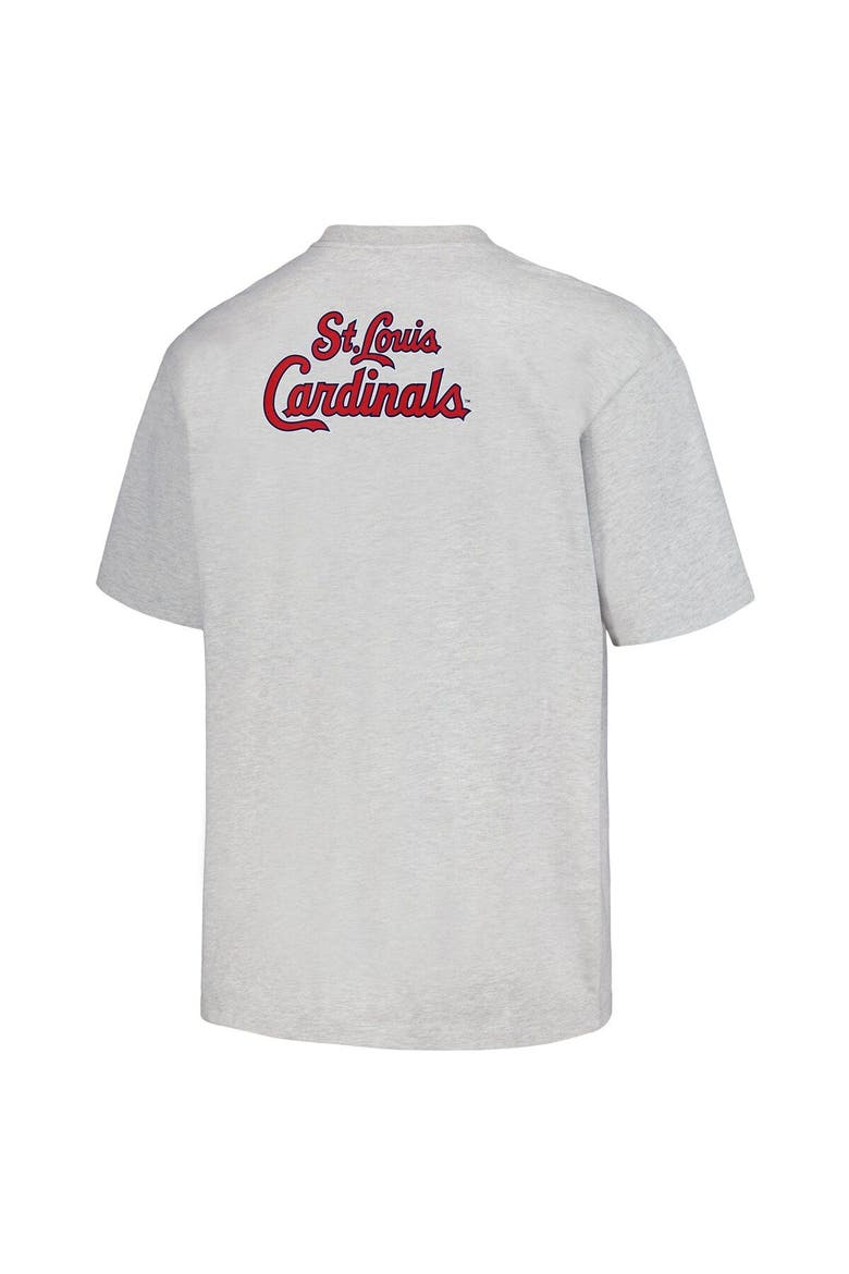 Men's PLEASURES  Gray St. Louis Cardinals Mascot T-Shirt, Alternate, color, Gray