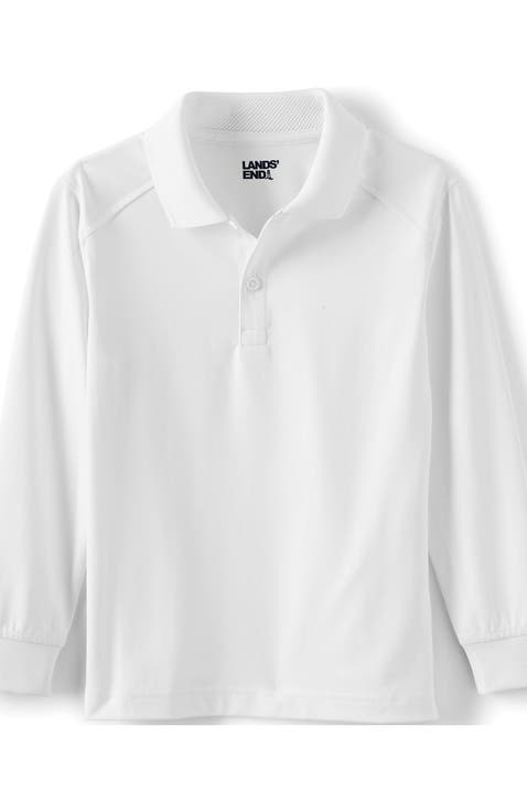 School Uniform Kids Long Sleeve Rapid Dry Polo Shirt