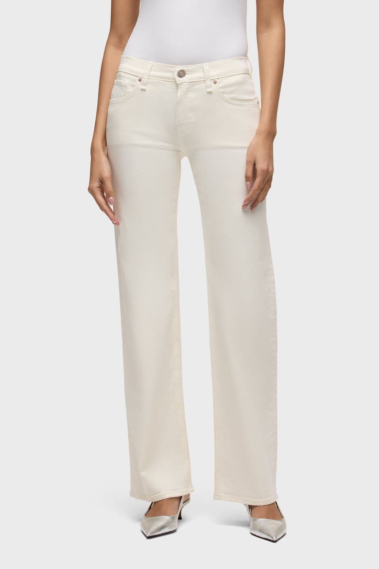 kelli low-rise loose straight, Main, color, ecru