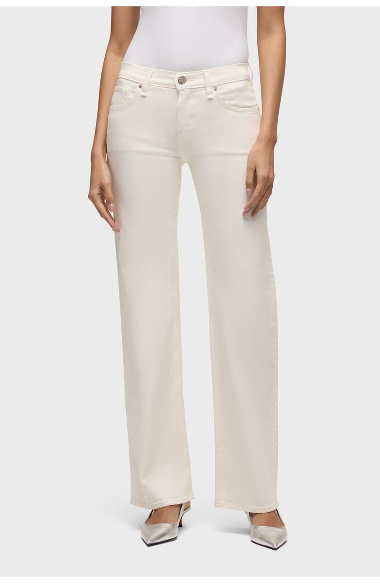 Hudson Jeans kelli low-rise loose straight, Main, color, Ecru