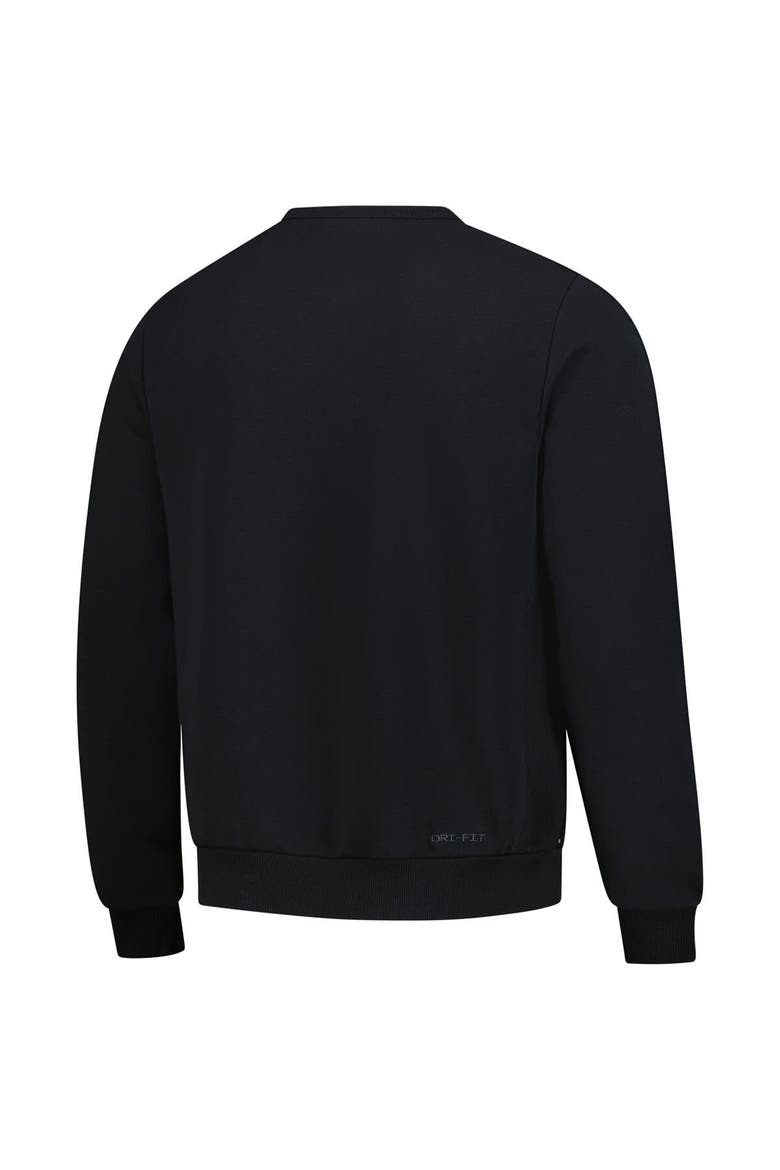 Men's Nike  Black Cleveland Cavaliers Authentic Standard Issue Travel Dri-FIT Sweatshirt, Alternate, color, Black