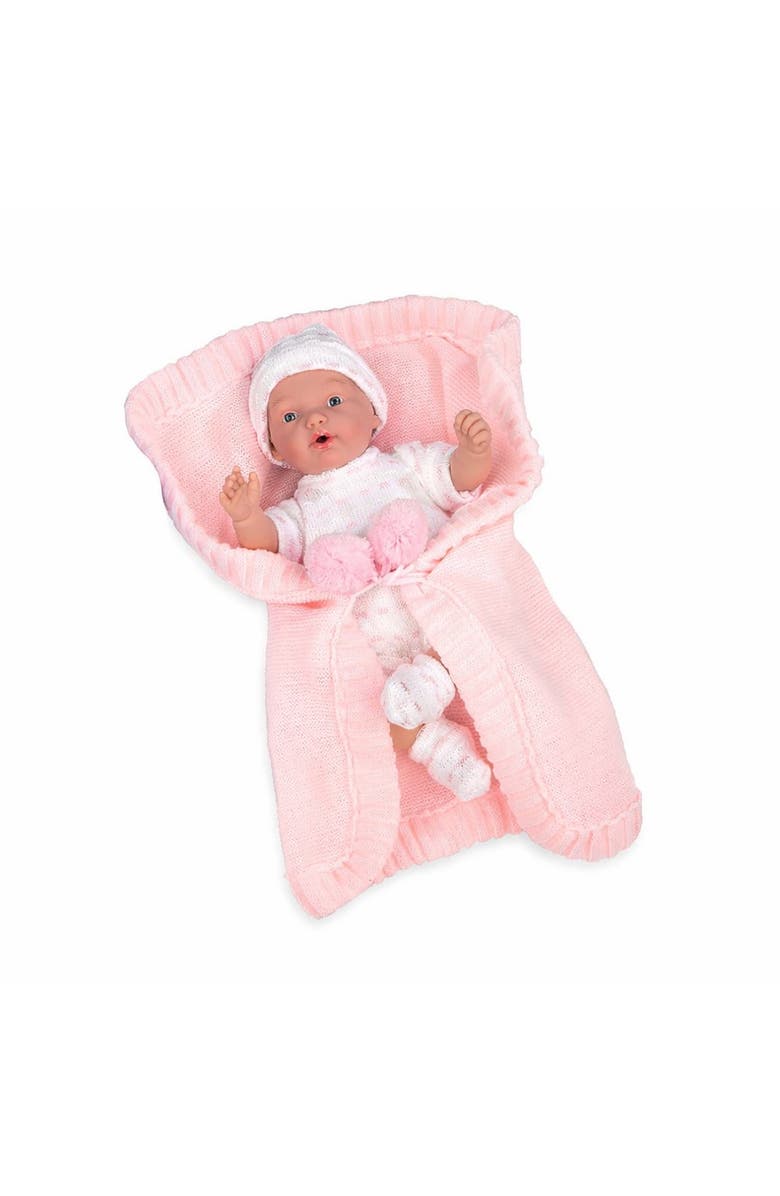 Munecas Arias Elegance Doll Crying Hanne With Blanket, Main, color, Multicolored
