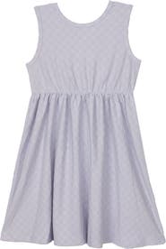 Mabel + Honey Malibu Drop Waist Purple Dress