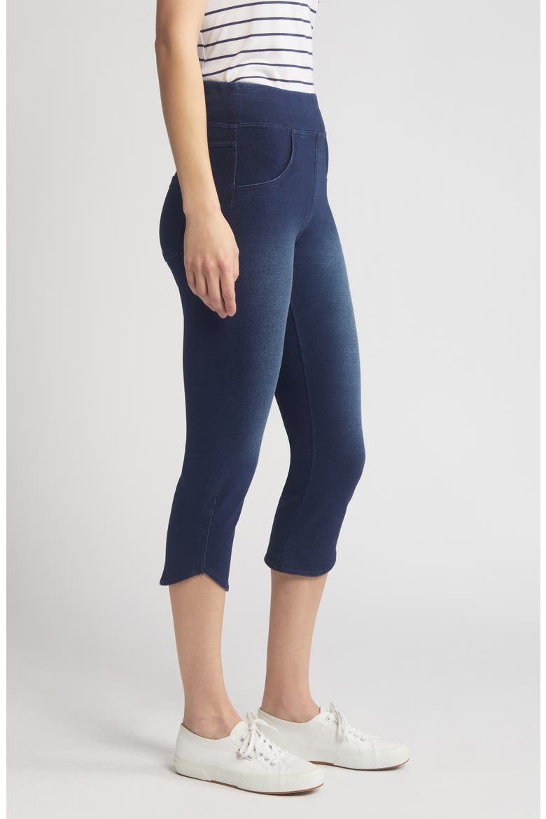 Game Changing Crop Leggings, Alternate, color, DARK RINSE