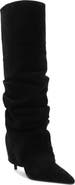 Schutz Mikki Up Cloak Pointed Toe Knee High Boot