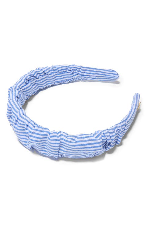 Kelly Cotton Seersucker Headband