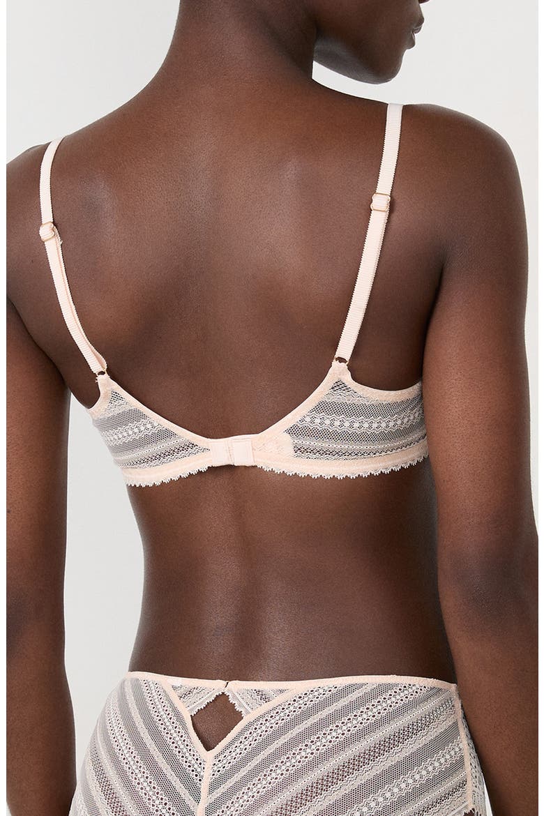 Aura N°9 Underwire Balconette Bra, Alternate, color, BLUSH