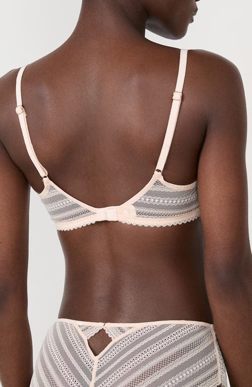 Etam Aura N°9 Underwire Balconette Bra In Pink