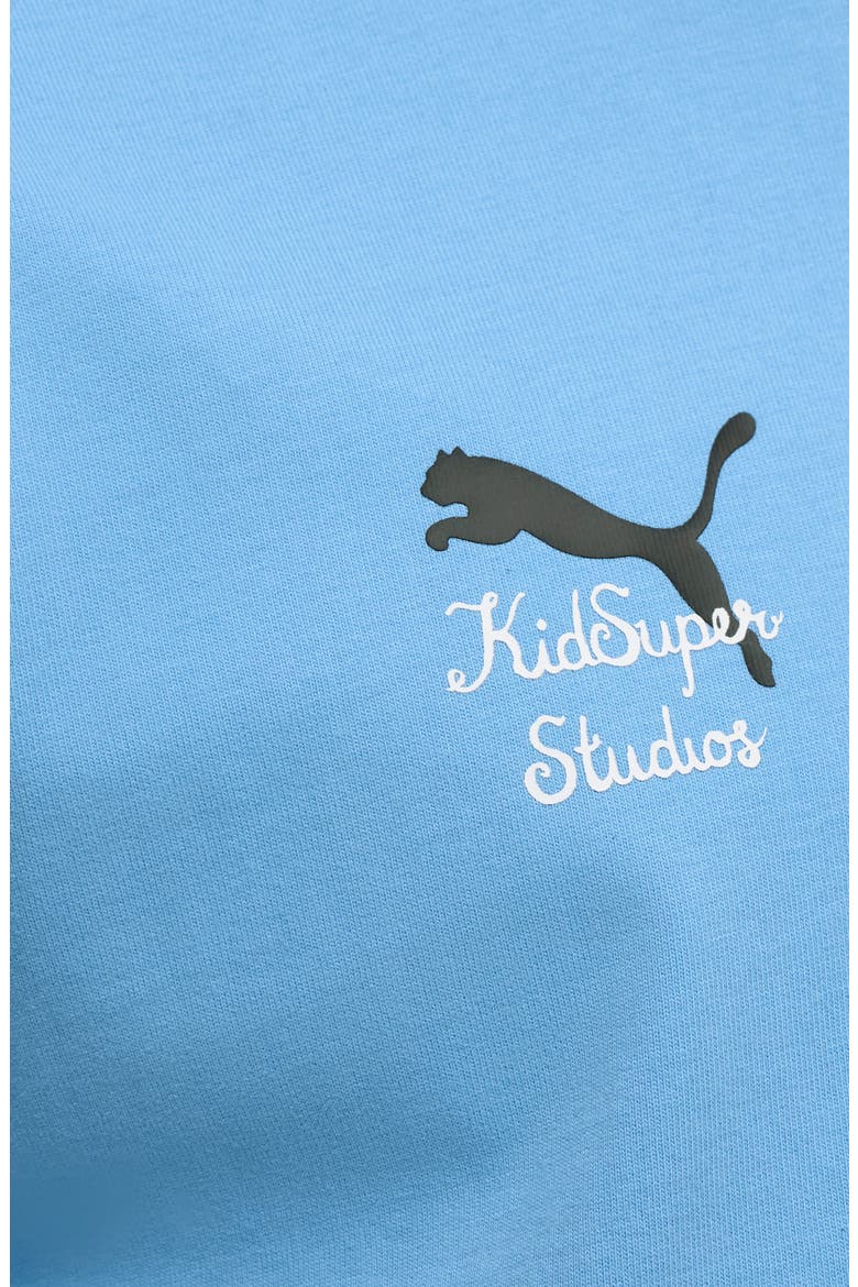KidSuper MCFC Cotton Graphic T-Shirt, Alternate, color, TEAM LIGHT BLUE-PUMA BLACK