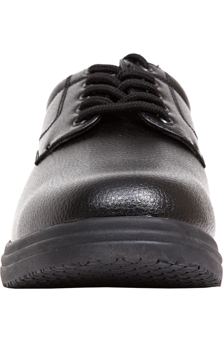 Deer Stags Service Faux Leather Derby - Wide Width Available, Alternate, color, Black