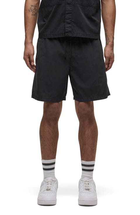 Cotton & Nylon Drawstring Shorts