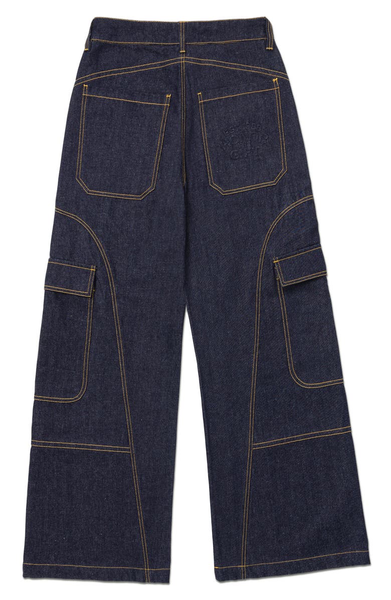HONOR THE GIFT High Waist Carpenter Jeans, Alternate, color, Indigo