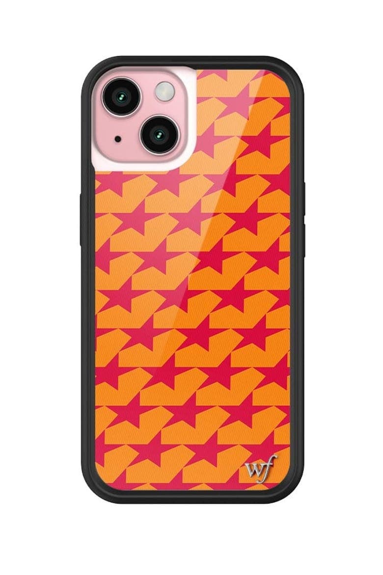 Starry Not Sorry iPhone Case, Alternate, color, Orange
